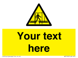 Custom Scaffold Incomplete Sign